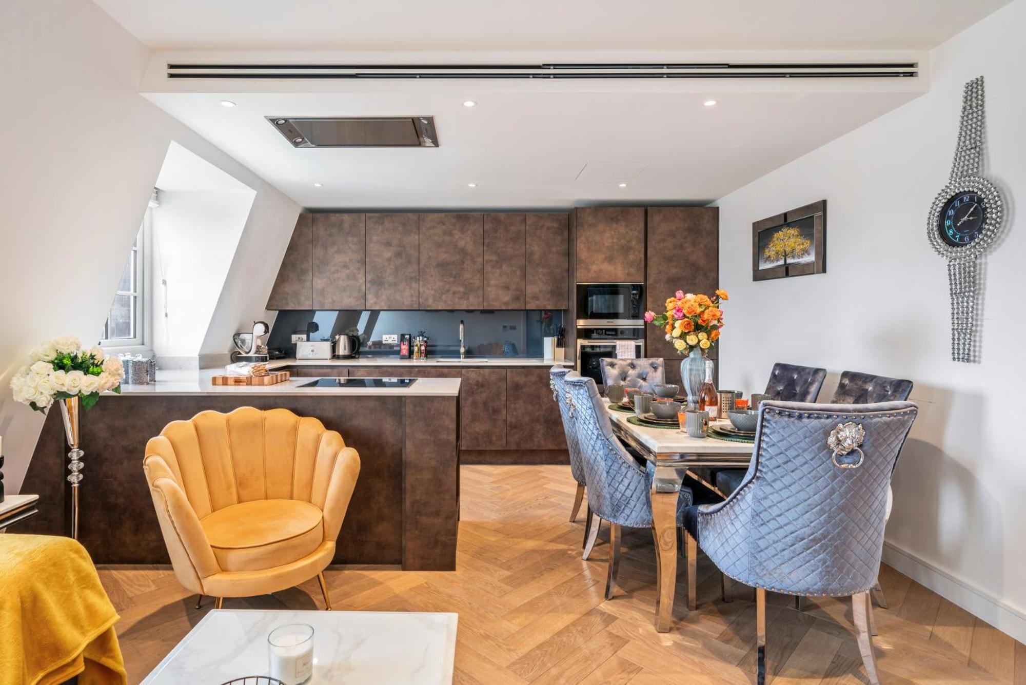 Panoramic Perfection Marble Arch 2Br Penthouse 74 Daire Londra Dış mekan fotoğraf